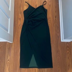 Dark Green Midi Dress
